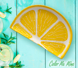 Color Me Mine Scottsdale Lemon Wedge