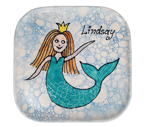 Color Me Mine Scottsdale Mermaid Plate