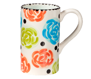 Color Me Mine Scottsdale Simple Floral Mug