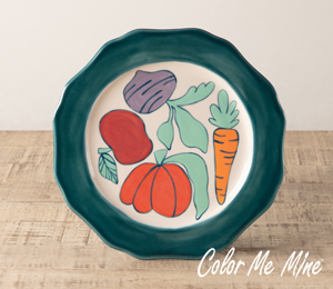 Color Me Mine Scottsdale Produce Plate