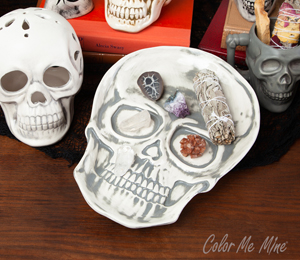 Color Me Mine Scottsdale Vintage Skull Plate
