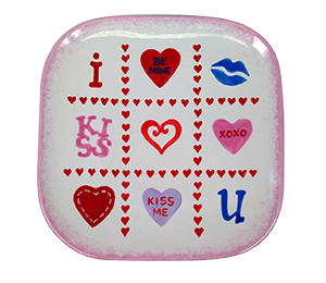 Color Me Mine Scottsdale Valentine's Tic Tac Toe