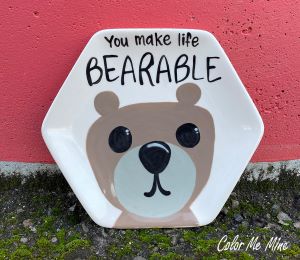 Color Me Mine Scottsdale Bearable Plate