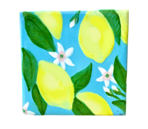 Color Me Mine Scottsdale Lemon Square Tile