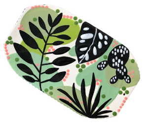 Color Me Mine Scottsdale Leaf Charcuterie Board