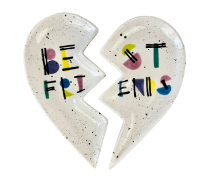 Color Me Mine Scottsdale Best Friends Plate Set