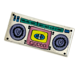 Color Me Mine Scottsdale Boombox Tray