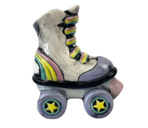 Color Me Mine Scottsdale Roller Skate Bank