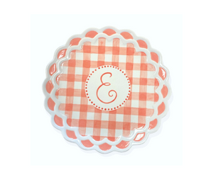 Color Me Mine Scottsdale Gingham Monogram