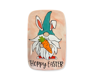 Color Me Mine Scottsdale Gnome Bunny Tray