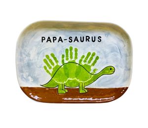 Color Me Mine Scottsdale Papasaurus Plate