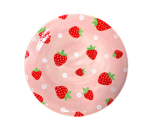 Color Me Mine Scottsdale Strawberry Plate