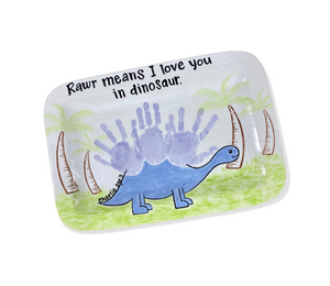 Color Me Mine Scottsdale Handprints Dinosaur