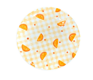 Color Me Mine Scottsdale Oranges Plate
