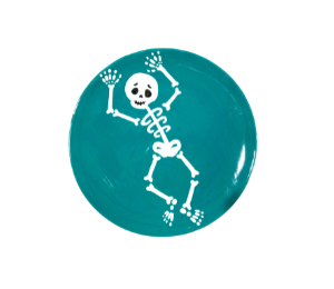 Color Me Mine Scottsdale Jumping Skeleton Plate