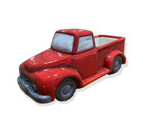 Color Me Mine Scottsdale Antiqued Red Truck