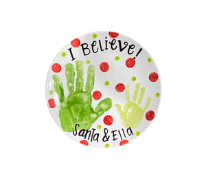 Color Me Mine Scottsdale Santa & Me Handprint