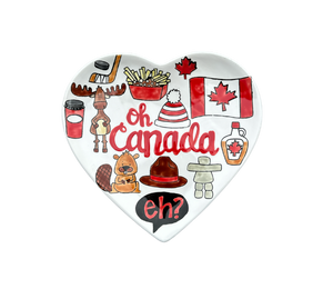Color Me Mine Scottsdale Canada Heart Plate