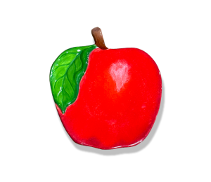Color Me Mine Scottsdale Apple Plate