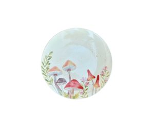 Color Me Mine Scottsdale Mushrooms Plate