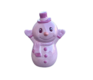 Color Me Mine Scottsdale Pink-Mas Snowman