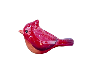 Color Me Mine Scottsdale Bird Red