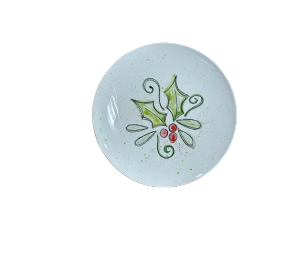 Color Me Mine Scottsdale Holly Salad Plate