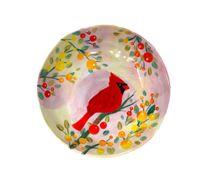 Color Me Mine Scottsdale Cardinal Plate