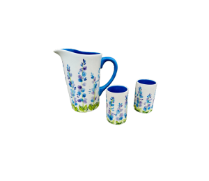 Color Me Mine Scottsdale Blue Bonnet Set