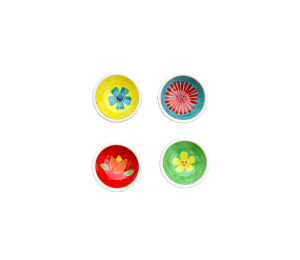 Color Me Mine Scottsdale Floral Ramekin Set