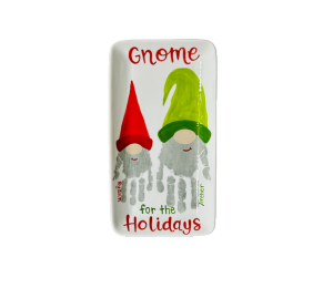 Color Me Mine Scottsdale Gnome Holiday Plate