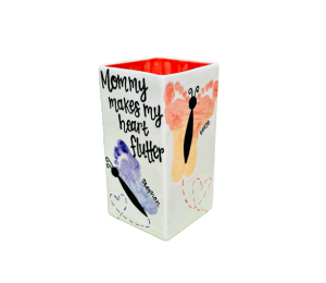 Color Me Mine Scottsdale Butterfly Vase