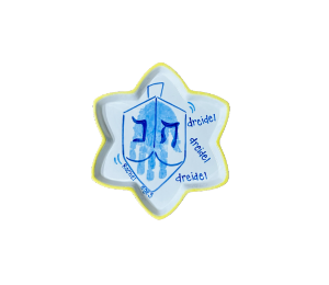 Color Me Mine Scottsdale Dreidel Plate