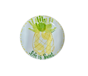 Color Me Mine Scottsdale Pineapple Plate