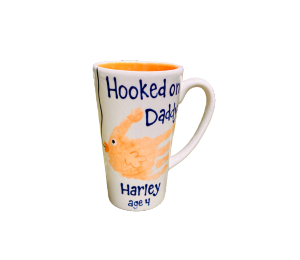 Color Me Mine Scottsdale Hooked on Dad Mug