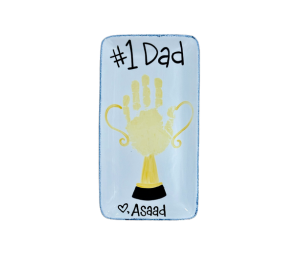 Color Me Mine Scottsdale Number One Dad Plate