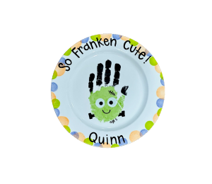 Color Me Mine Scottsdale Franken Cute Plate