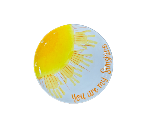 Color Me Mine Scottsdale Sunshine Platter