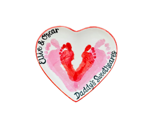 Color Me Mine Scottsdale Sweethearts Plate