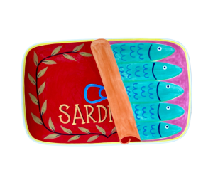 Color Me Mine Scottsdale Sardines Dinner Plate