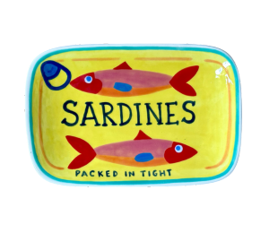 Color Me Mine Scottsdale Sardines Appetizer Plate