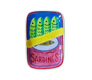 Color Me Mine Scottsdale Open Sardines App Plate