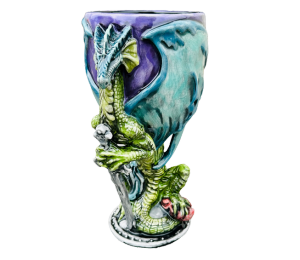 Color Me Mine Scottsdale Antique Dragon Goblet