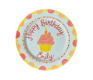 Color Me Mine Scottsdale Birthday Cupcake Plate